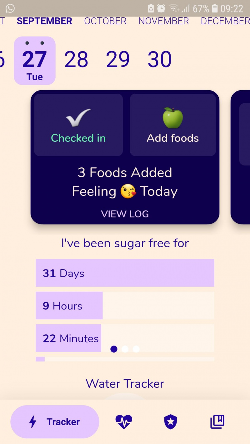   Sugarfree mobile App zum Beenden der Zuckerzugabe