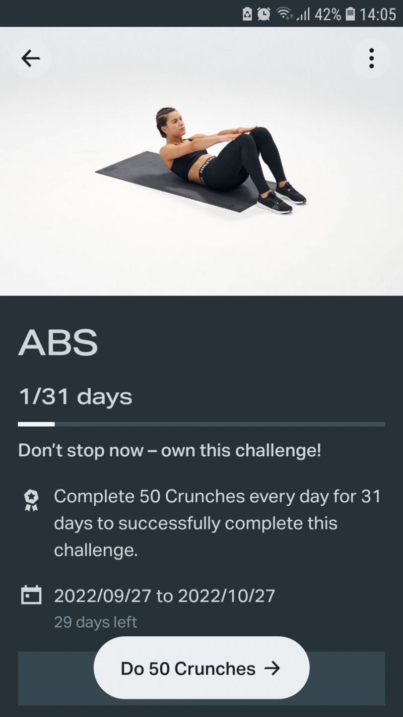  Izziv mobilne aplikacije za vadbo Freeletics Fitness