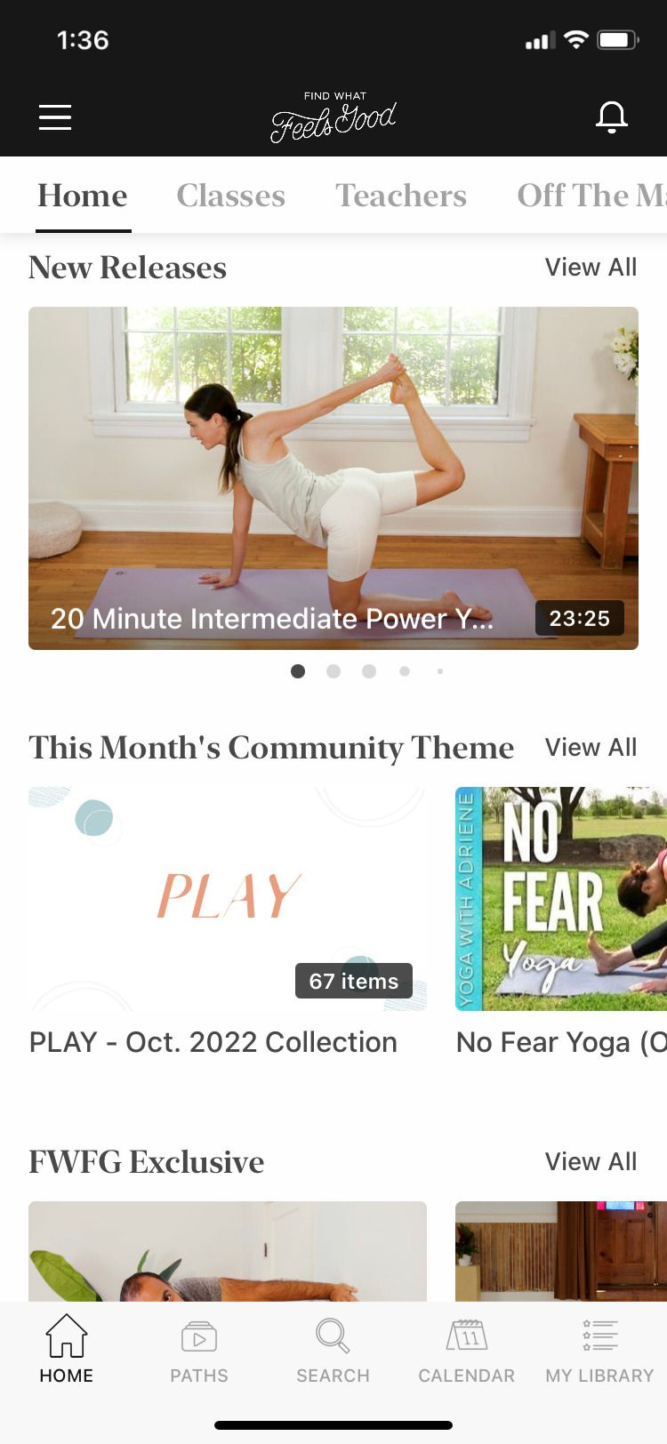   Encontre o que é bom para a tela inicial do Yoga