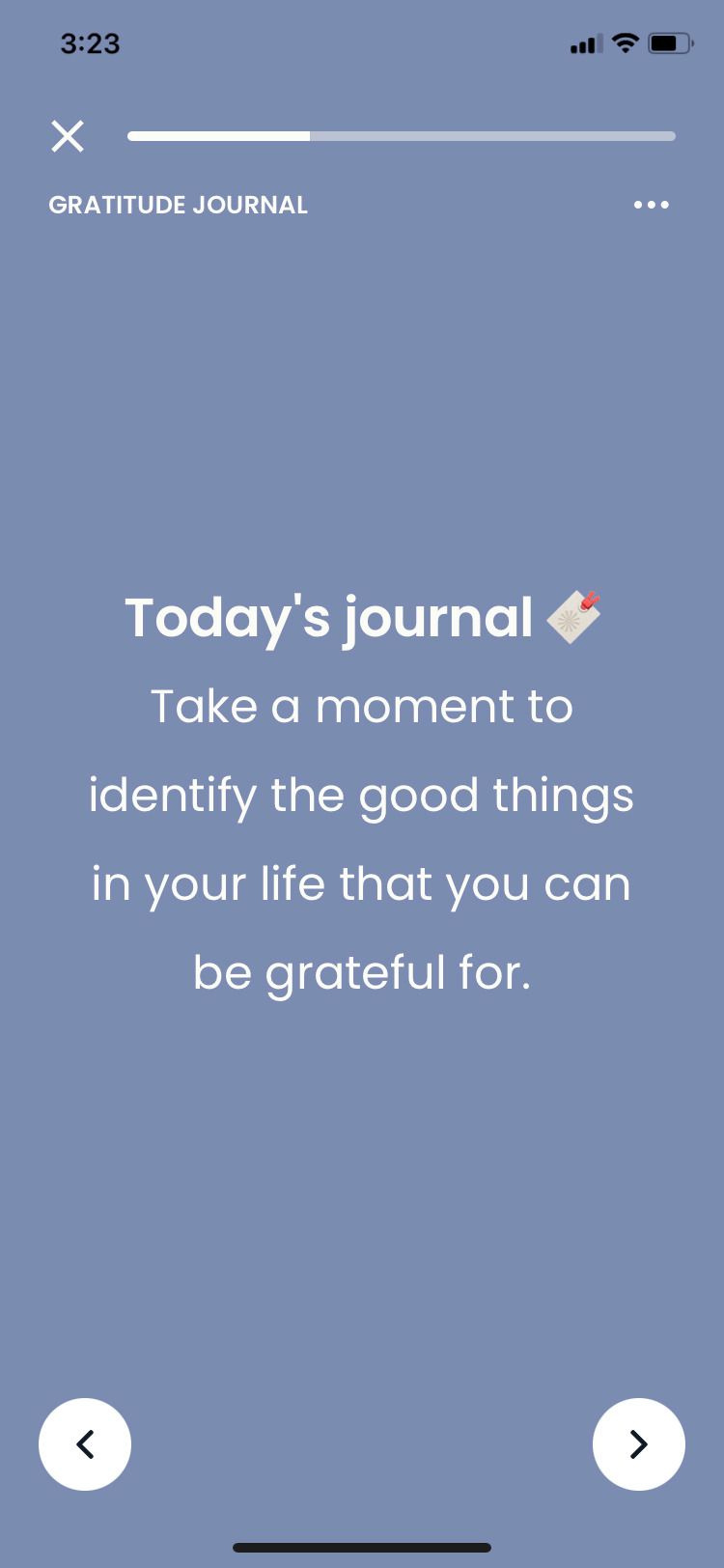   Дневник на благодарността на приложението Intellect