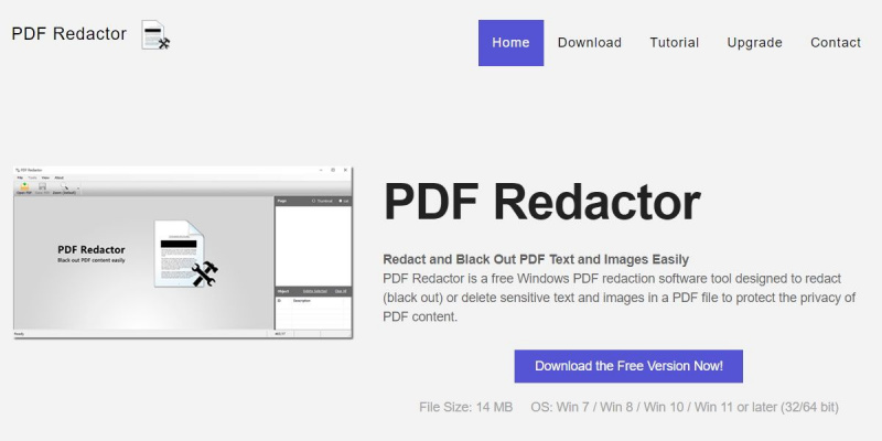 So verbergen Sie vertrauliche Informationen in einem PDF mit PDF Redactor für Windows
