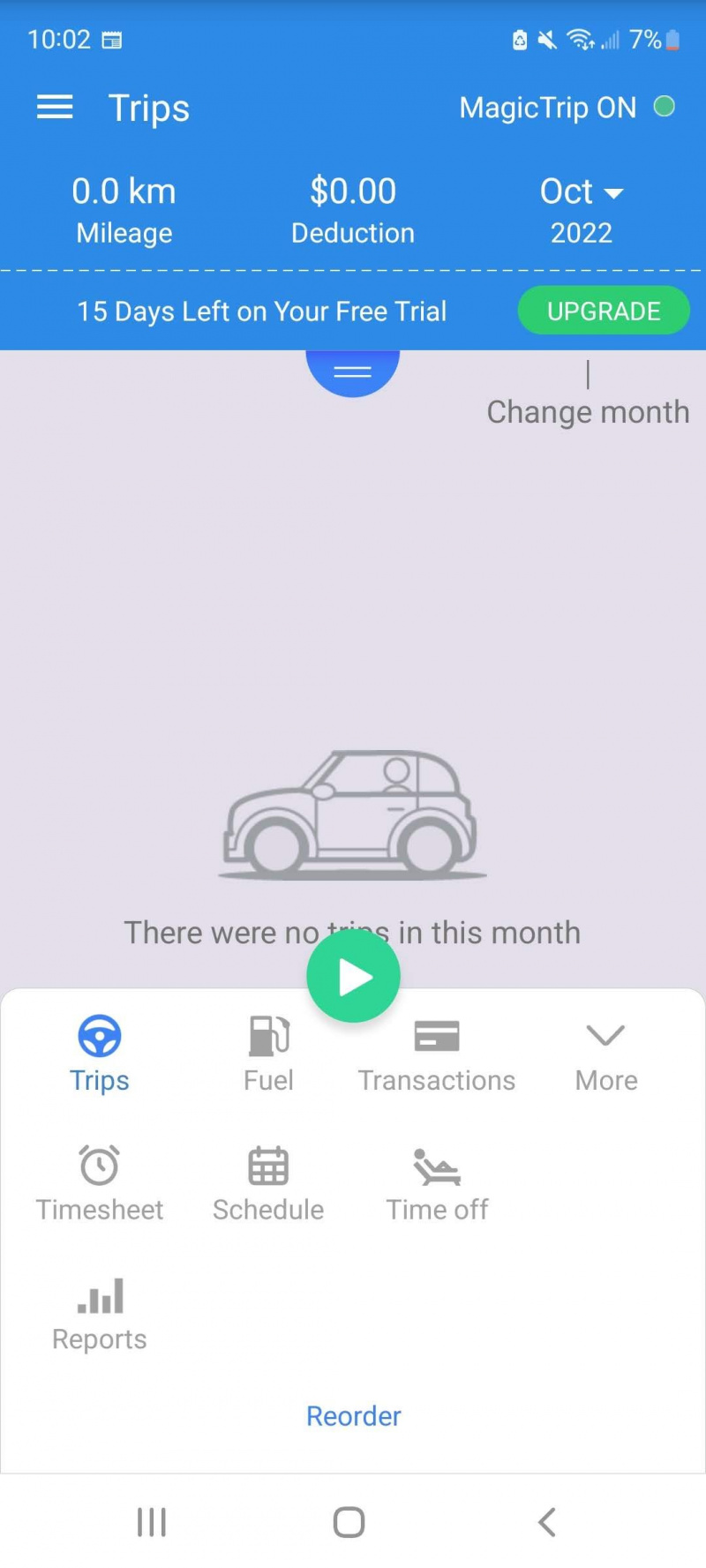  Screenshot sa TripLog app 1