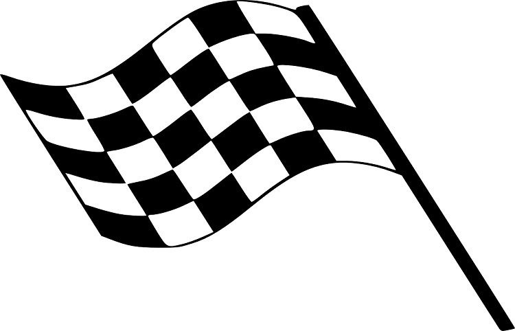   Bild av en rutig flagga